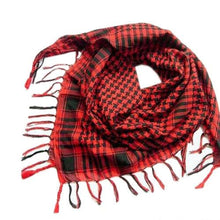 Load image into Gallery viewer, Fashion Latest Women Men Arab Shemagh Keffiyeh Palestine Scarf Shawl Wrap Scarves Keffiyeh Man Wrap Bandana Shemagh Military Scarf plaid Islamic Airsoft Muslim Multifunction Tactical Arabic Hijab Palestine Women Men Scarf