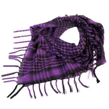 Load image into Gallery viewer, Fashion Latest Women Men Arab Shemagh Keffiyeh Palestine Scarf Shawl Wrap Scarves Keffiyeh Man Wrap Bandana Shemagh Military Scarf plaid Islamic Airsoft Muslim Multifunction Tactical Arabic Hijab Palestine Women Men Scarf