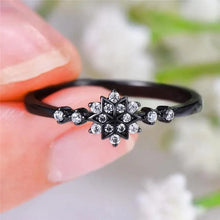 Load image into Gallery viewer, Fashion Luxury 925 Sterling Silver Snowflake Ring - 2021 Trending Fashion Jewelry for women Wedding Band Ring Promise Love Engagement Rings