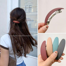 Load image into Gallery viewer, Fashion Matte Geometric Hair Clip Elegant Women Barrettes Hairpins Ponytail Holder Hairgrips Headwear Gorgeous Hair Accessories For Women