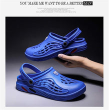 Load image into Gallery viewer, Fashion Men's Sandal For Home Platform Flip Flops Sandals Summer Shoes For Men Outdoor Fashion Clogs Non Slip Water Shoes With Strap Sports Sandals Lightweight Quick Dry Adult Clogs