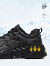 Load image into Gallery viewer, Fashion Men's Sneakers Winter Plush Casual Shoes Trainers Lightweight Vulcanize Walking Sneakers Warm Anti-Slip Soft Sole Warm Fur Lined Winter Comfortable Sneakers