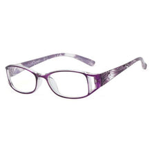 Load image into Gallery viewer, Fashion Men Women Reading Glasses Rectangle Spring Anti Glare Lightweight Reading Eyeglasses No Screw Detachable Design Eyeglasses Hyperopia Presbyopia Vision Care Eyewear