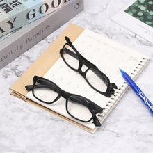 Load image into Gallery viewer, Fashion Men Women Reading Glasses Rectangle Spring Anti Glare Lightweight Reading Eyeglasses No Screw Detachable Design Eyeglasses Hyperopia Presbyopia Vision Care Eyewear