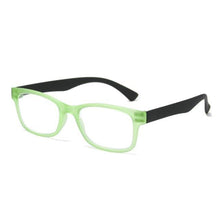 Load image into Gallery viewer, Fashion Men Women Reading Glasses Rectangle Spring Anti Glare Lightweight Reading Eyeglasses No Screw Detachable Design Eyeglasses Hyperopia Presbyopia Vision Care Eyewear