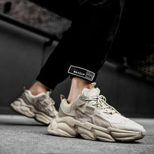 Load image into Gallery viewer, Fashion Mens Sneakers White Trend Casual Comfortable Black Mens Chunky Sneaker Design Summer White Outdoor Running Tennis Sneakers Sport Fashion Comfortable Casual Mens Sneakers