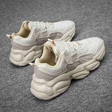 Load image into Gallery viewer, Fashion Mens Sneakers White Trend Casual Comfortable Black Mens Chunky Sneaker Design Summer White Outdoor Running Tennis Sneakers Sport Fashion Comfortable Casual Mens Sneakers