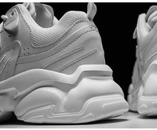 Load image into Gallery viewer, Fashion Mens Sneakers White Trend Casual Comfortable Black Mens Chunky Sneaker Design Summer White Outdoor Running Tennis Sneakers Sport Fashion Comfortable Casual Mens Sneakers