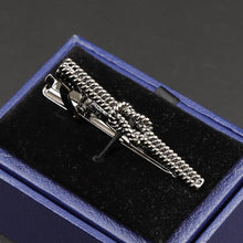 Load image into Gallery viewer, Fashion Metal Men Tie Clip Golden Musical Instrument Shape Simple Bar Clasp Luxury Fashion Necktie Tie Clips Bar Variety Pattern Mens Suit Wedding Gift Unique Tie Clip