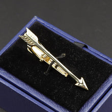 Load image into Gallery viewer, Fashion Metal Men Tie Clip Golden Musical Instrument Shape Simple Bar Clasp Luxury Fashion Necktie Tie Clips Bar Variety Pattern Mens Suit Wedding Gift Unique Tie Clip
