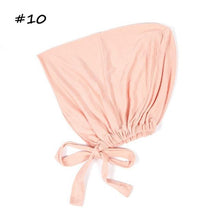 Load image into Gallery viewer, Fashion Modal Under Scarf Hijab Turban Cap Cotton With Band Adjustable Inner Hijab cap Muslim Turban Hijab Cap For Women