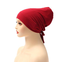 Load image into Gallery viewer, Fashion Modal Under Scarf Hijab Turban Cap Cotton With Band Adjustable Inner Hijab cap Muslim Turban Hijab Cap For Women