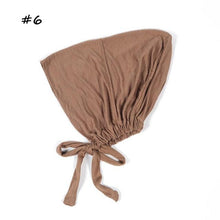 Load image into Gallery viewer, Fashion Modal Under Scarf Hijab Turban Cap Cotton With Band Adjustable Inner Hijab cap Muslim Turban Hijab Cap For Women