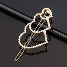 Load image into Gallery viewer, Fashion Pearl Hair Clip Women Girls Elegant Design Triangular Star Round Hairpin Barrette Hair Pins Ponytail Gorgeous Hair Accessories For Women