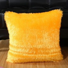 Load image into Gallery viewer, Fashion Plush Cushion Cover Shaggy Faux Fur Decorative Pillow Fur Pillows Fluffy Throw Pillows Cover Faux Fur Pillow Case Luxury Soft Cushion Cover Cushion Covers Home Living Room Seat Car Pink Pillowcase