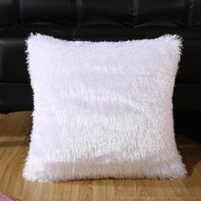Load image into Gallery viewer, Fashion Plush Cushion Cover Shaggy Faux Fur Decorative Pillow Fur Pillows Fluffy Throw Pillows Cover Faux Fur Pillow Case Luxury Soft Cushion Cover Cushion Covers Home Living Room Seat Car Pink Pillowcase