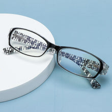 Load image into Gallery viewer, Fashion Print Reading Glasses Women Men Anti Blue Light Glasses Computer Goggles Eye Protection For Men And Women Portable High-definition Lens Retro Magnifier Eyewear Diopter +1.0~+4.0