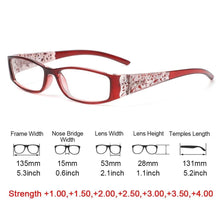 Load image into Gallery viewer, Fashion Print Reading Glasses Women Men Anti Blue Light Glasses Computer Goggles Eye Protection For Men And Women Portable High-definition Lens Retro Magnifier Eyewear Diopter +1.0~+4.0
