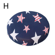 Load image into Gallery viewer, Fashion Printed Round Chair Cover Bar Stool Cover Elastic Stretchy Seat Cover Chair Protector Home Chair Slipcover Stretch Round Bar Stool Covers Washable Stool Cushion Slipcover Elastic Bar Chair Covers