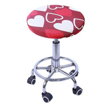 Load image into Gallery viewer, Fashion Printed Round Chair Cover Bar Stool Cover Elastic Stretchy Seat Cover Chair Protector Home Chair Slipcover Stretch Round Bar Stool Covers Washable Stool Cushion Slipcover Elastic Bar Chair Covers