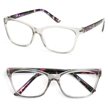 Load image into Gallery viewer, Fashion Reading Eyeglasses Men Women High Definition Transparent Optical Eyewear Anti Blue Eye Protection Eyeglasses Transparent Optical Eyewear With Diopter +1.0~+ 4.0