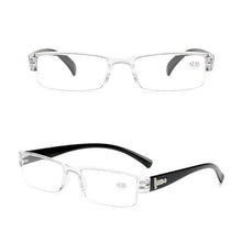 Load image into Gallery viewer, Fashion Reading Glasses Men Women Clear Lens Half Frame Presbyopic Eyewear For Reader Computer Reading Glasses For Women And Men Fashion Rectangle Eyewear Frame