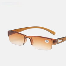Load image into Gallery viewer, Fashion Reading Glasses Men Women Clear Lens Half Frame Presbyopic Eyewear For Reader Computer Reading Glasses For Women And Men Fashion Rectangle Eyewear Frame