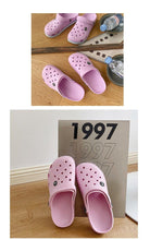 Load image into Gallery viewer, Fashion Sandal Clogs Women Slippers Soft Bottom Beach Sandals Women Clog Sandals Breathable Ankle-Wrap EVA Clogs Slippers For Women Fashion Comfortable Slip On Slides Shoes