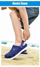 Load image into Gallery viewer, Fashion Sandals Mens Clogs Slippers Soft Bottom Beach Sandals Clog Comfortable Breathable Ankle-Wrap Lightweight Hiking Summer Walking Water Beach Shoes