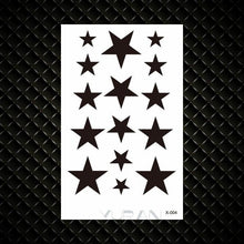 Load image into Gallery viewer, Fashion Small Sexy Black Temporary Waterproof Tattoo Cute Star Heart Tattoos Sticker Body Finger Tattoo For Kids Womens