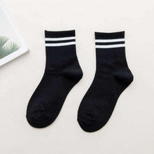 Load image into Gallery viewer, Fashion Socks Cotton Rainbow Color Black And White Christmas Gift Classic Warm Casual Tide Harajuku Funny Cute Pop Korean Socks Short Socks For Men And Women