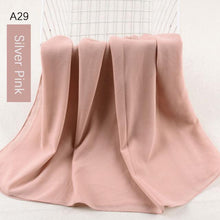 Load image into Gallery viewer, Fashion Soft Long Plain High Quality Premium Heavy Lightweight Elegant Chiffon Hijab Scarf Scarves Hijabs Lightweight Islamic Head Wear Escharpe Shawls Long Shawls For Women