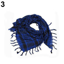 Load image into Gallery viewer, Fashion Unisex Lightweight Military Arab Tactical Desert Army Shemagh Keffiyeh Scarf Outdoor Unisex Army Military Tactical Arab Shemagh Cotton Scarves Hunting Keffiyeh Arabic Muslim Head Wrap Paintball Head Scarf Face Mesh Desert Bandanas