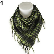 Load image into Gallery viewer, Fashion Unisex Lightweight Military Arab Tactical Desert Army Shemagh Keffiyeh Scarf Outdoor Unisex Army Military Tactical Arab Shemagh Cotton Scarves Hunting Keffiyeh Arabic Muslim Head Wrap Paintball Head Scarf Face Mesh Desert Bandanas