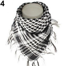 Load image into Gallery viewer, Fashion Unisex Lightweight Military Arab Tactical Desert Army Shemagh Keffiyeh Scarf Outdoor Unisex Army Military Tactical Arab Shemagh Cotton Scarves Hunting Keffiyeh Arabic Muslim Head Wrap Paintball Head Scarf Face Mesh Desert Bandanas