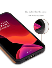 Load image into Gallery viewer, Fashion Wallet Card Holder Back Cover For iPhone 13 Pro Max 12 Mini 11 Xr X Xs 14 Pro Max Luxury PU Leather Case Genuine Leather iPhone Cover For Men Stylish Slim Design