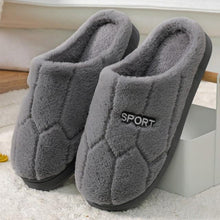 Load image into Gallery viewer, Fashion Winter Home Plush Slippers For Women Couples Non Slip House Shoes Unisex Men Indoor Bedrom House Slippers Cozy Fluff Bedroom Slippers Spa Slippers Closed Toe Design