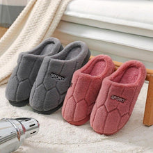 Load image into Gallery viewer, Fashion Winter Home Plush Slippers For Women Couples Non Slip House Shoes Unisex Men Indoor Bedrom House Slippers Cozy Fluff Bedroom Slippers Spa Slippers Closed Toe Design