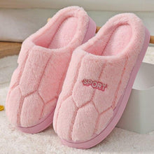 Load image into Gallery viewer, Fashion Winter Home Plush Slippers For Women Couples Non Slip House Shoes Unisex Men Indoor Bedrom House Slippers Cozy Fluff Bedroom Slippers Spa Slippers Closed Toe Design