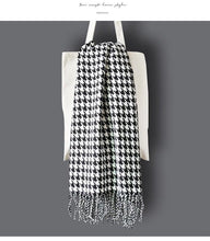 Load image into Gallery viewer, Fashion Winter Long Soft Thick Warm Winter Scarves Lightweight Lady Cashmere Head Wrap Hijab Shawls Elegant White Black Scarf With Tassel For Women