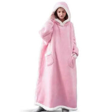 Load image into Gallery viewer, Fashion Winter Oversized Hoodies Sweatshirt Women Men Pullover Giant TV Blanket Hoodie Super Long Blanket With Sleeves Super Long Flannel Blanket with Sleeves Winter Hoodie for Women Men Giant Fleece Pullover Oversized Hoodie