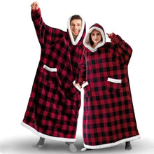 Load image into Gallery viewer, Fashion Winter Oversized Hoodies Sweatshirt Women Men Pullover Giant TV Blanket Hoodie Super Long Blanket With Sleeves Super Long Flannel Blanket with Sleeves Winter Hoodie for Women Men Giant Fleece Pullover Oversized Hoodie