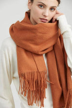 Load image into Gallery viewer, Fashion Winter Soft Wool Scarf Thickening Cashmere Lightweight Scarves Elegant Scarves Cashmere Escharpe Scarfs Lightweight Shawls Hijabs Shawls Scarves Warm Warps For Women