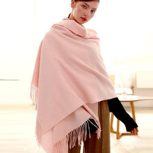 Load image into Gallery viewer, Fashion Winter Soft Wool Scarf Thickening Cashmere Lightweight Scarves Elegant Scarves Cashmere Escharpe Scarfs Lightweight Shawls Hijabs Shawls Scarves Warm Warps For Women