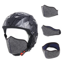 Load image into Gallery viewer, Fashion Winter Thermal Fleece Balaclava Full Face Mask Skiing Hat Bandana Hat Windproof Snowboard Scarves Women Men Helmet Cap Mask Balaclava Ski Mask with Ear Loop Adjustable Windproof Balaclava Half Face Mask Windproof Men Women
