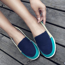 Load image into Gallery viewer, Fashion Women Flat Shoes New Espadrilles Casual Canvas Spring Summer Women Flat Mesh Running Casual Slip On Comfortable Walking Flats Shoes For Womens