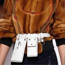 Load image into Gallery viewer, Fashion Women Leather Luxury Women Fanny Pack Black Retro Crossbody Shoulder Purse Wallet Party Bag For Women And Girl