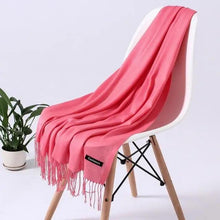 Load image into Gallery viewer, Fashion Women Scarf Winter Long Lady Shawls For Women For Winter Scarves Wraps Fashion Winter Women's Scarf Touch Shawl Wrapped Soft Warm Scarf