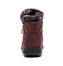 Load image into Gallery viewer, Fashion Womens Waterproof Boots Snow Boots For Winter Casual Lightweight Ankle Warm Winter Boots Fur Lined Warm Ankle Boots Slip On Waterproof Outdoor Booties Comfortable Shoes For Women