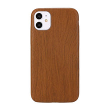 Load image into Gallery viewer, Fashion Wood Like Phone Cases for iPhone 13 12 11 Pro Max Anti Knock Back Cover for iPhone X XR XS Max 7 8 Plus Se Unique & Classy Minimalistic Cover Wireless Charging Compatible Real Wooden Case for iPhone